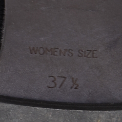 Pre Owned Roger Vivier Black Velvet Crystal Embellished D'orsay Ballet Flats Size 37.5