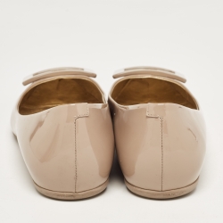 Roger Vivier Brown Patent Leather Ballet Flats Size 36