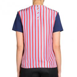 Pre Owned Roksanda Ilincic Aubin Navy Wool and Silk Top S