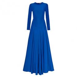 Pre Owned Roksanda Ilincic Laurine Royal Blue Floor-Length Dress S