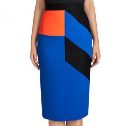 مملوكة مسبقًا Roksanda Ilincic Alba Colour-Block Skirt M