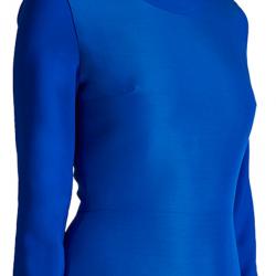 Pre Owned Roksanda Ilincic Laurine Royal Blue Floor-Length Dress M