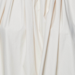 Pre Owned Roksanda Ilincic Beige Cotton Sleeveless Patterned Neck Top S