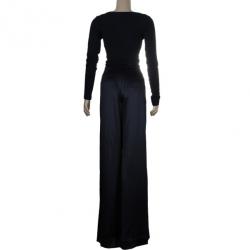 Pre Owned Roksanda Ilincic Silk Wide-leg Trousers M