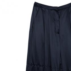 Pre Owned Roksanda Ilincic Silk Wide-leg Trousers M