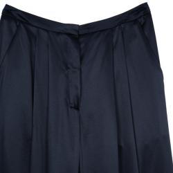 Pre Owned Roksanda Ilincic Silk Wide-leg Trousers M