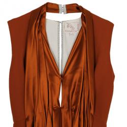 Pre Owned Roksanda Ilincic Orange Silk Top M