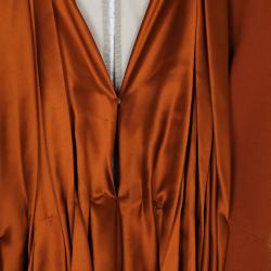Pre Owned Roksanda Ilincic Orange Silk Top M
