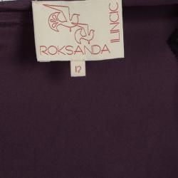 Pre Owned Roksanda Ilincic Crepe Padina Dress M