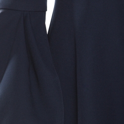 مملوكة مسبقًا Roksanda Midnight Blue Stretch Crepe Aylin Midi Dress M