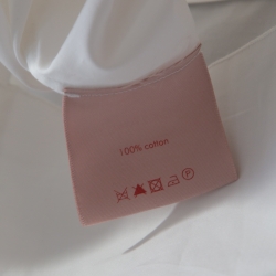 Pre Owned توب روكساندا ايلينسيك تروفاوت أكمام بوبلين بيل قطن أبيض S