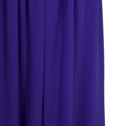 Pre Owned Roksanda Ilincic Blue Silk Gathered Skirt L