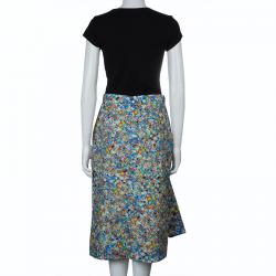 مملوكة مسبقًا تنورة روكساندا إيلينسيك بطيات متعددة الألوان M