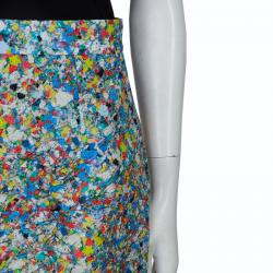 مملوكة مسبقًا تنورة روكساندا إيلينسيك بطيات متعددة الألوان M