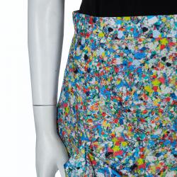 مملوكة مسبقًا تنورة روكساندا إيلينسيك بطيات متعددة الألوان M