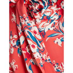 Roksanda Red Aulna Floral Print Silk Blouse UK 16