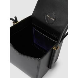 Roksanda Black Scarf-Handle Leather Box Bag One Size