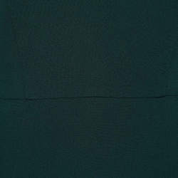 Pre Owned Roland Mouret Green Satin Crepe Cape Gown S