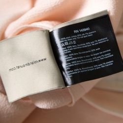 Pre Owned Roland Mouret Blush Pink Wool Crepe Peplum Sawleigh Dress S