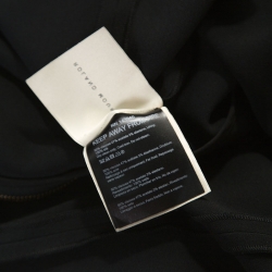 Pre Owned Roland Mouret Black Crepe One Shoulder Amaral Dress M