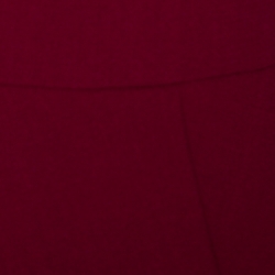 Pre Owned Roland Mouret Burgundy Wool Crepe Peplum Sawleigh Dress M