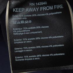 Pre Owned Roland Mouret Navy Blue Double-Faced Satin Eugene Top M