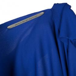 Pre Owned Roland Mouret Purple Viscose Drape Dress M