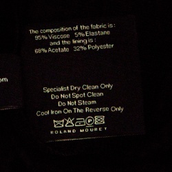 Pre Owned Roland Mouret Black Cutout Stretch Crepe Altamira Mini Dress M