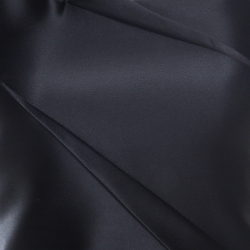 Pre Owned Roland Mouret Black Satin Sleeveless Fitted Dress S