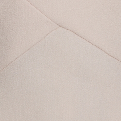 Pre Owned Roland Mouret Cream Wool Crepe Short Sleeve Tourney Dress L