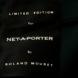 Pre Owned Roland Mouret Green Crepe Ardingly Midi Dress XL