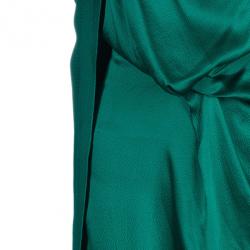 Roland Mouret Emerald Silk Column Gown M