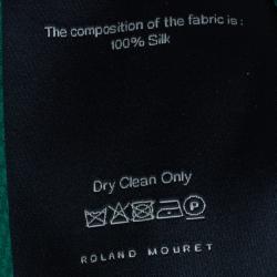 Roland Mouret Emerald Silk Column Gown M