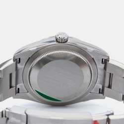 Pre Owned Rolex Black Oystersteel Oyster Perpetual M124200-0002 Women's Wristwatch 34 mm