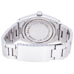 Pre Owned Rolex White Stainless Steel DateJust Women's Wristwatch 36MM