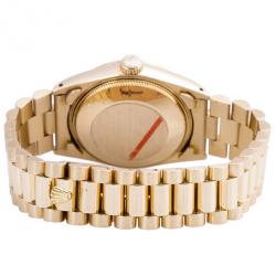 مملوكة مسبقًا Rolex Gold 18K Yellow Gold DateJust Women's Wristwatch 31MM