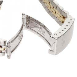 مملوكة مسبقًا Rolex Champagne 18K Yellow Gold And Stainless Steel Datejust Women's Wristwatch 26MM