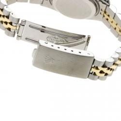 Pre Owned Rolex Champagne 18K Yellow Gold and Stainless Steel Datejust Women's Wristwatch 26MM