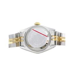 Pre Owned Rolex Champagne 18K Yellow Gold and Stainless Steel Datejust Women's Wristwatch 26MM