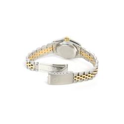 Pre Owned Rolex Champagne 18K Yellow Gold and Stainless Steel Datejust Women's Wristwatch 26MM