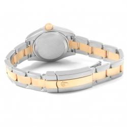 مملوكة مسبقًا ساعة يد نسائية رولكس ديت جست ستانلس ستيل وذهب أصفر عيار 18 فضية 26مم