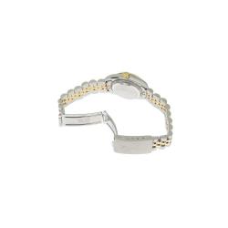 Pre Owned Rolex Champagne 18K Yellow Gold and Stainless Steel Datejust Women's Wristwatch 26MM