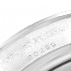 Pre Owned ساعة يد نسائية رولكس بيرلماستر ألماس وذهب أبيض عيار 18 صدف 29 مم