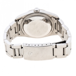 مملوكة مسبقًا Rolex Pink Diamond Stainless Steel Lady Datejust Women's Wristwatch 34MM