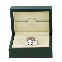 مملوكة مسبقًا Rolex Pink Diamond Stainless Steel Lady Datejust Women's Wristwatch 34MM