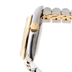 Pre Owned Rolex Gold Jubilee Dial 18K Yellow Gold and Stainless Steel Datejust 68273 Women's Wristwatch 30 mm