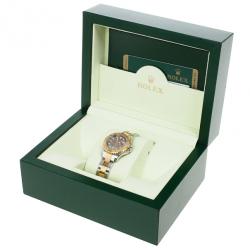 Rolex Mother of Pearl Gold Yacht-Master Women's Wristwatch 29MM