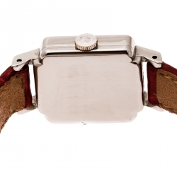 Rolex Cream Stainless Steel Vintage Precision 9158 Women's Wristwatch 17 mm