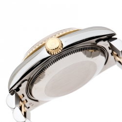 مملوكة مسبقًا ساعة يد نسائية رولكس لايدي ديت جست 31 68273 ستانلس ستيل ذهب أصفر عيار 18 رصاصية 31 مم