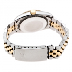 مملوكة مسبقًا ساعة يد نسائية رولكس لايدي ديت جست 31 68273 ستانلس ستيل ذهب أصفر عيار 18 رصاصية 31 مم